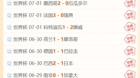 2026世界杯18胜11负全记录，错过这次再等四年，独家比分解析指南